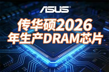 应对内存短缺，华硕拟2026年量产DRAM