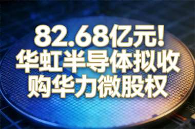 82.68亿元,华虹半导体拟收购华力微股权 82.68亿元,华虹半导体拟收购华力微股权