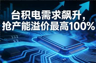 台积电需求飙升，抢产能溢价最高100%