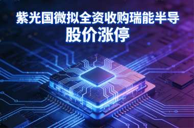 紫光国微拟全资收购瑞能半导 股价涨停