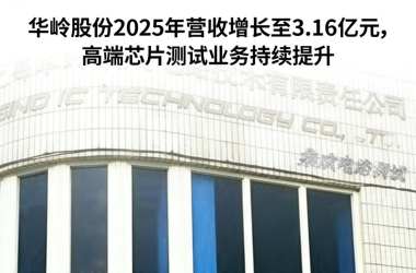 华岭股份2025年营收增长至3.16亿元,高端芯片测试业务持续提升 华岭股份2025年营收增长至3.16亿元,高端芯片测试业务持续提升