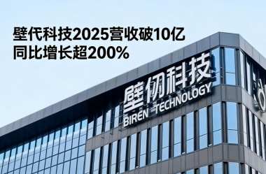 壁仞科技2025营收破10亿 同比增长超200% 壁仞科技2025营收破10亿 同比增长超200%