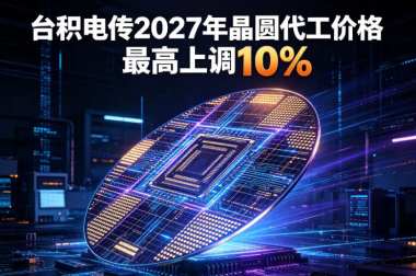 台积电传2027年晶圆代工价格最高上调10%