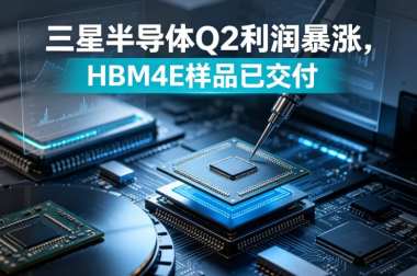 三星半导体Q2利润暴涨，HBM4E样品已交付