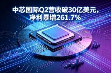 中芯国际Q2营收破30亿美元，净利暴增261.7%