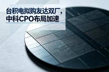 台积电拟购友达双厂,中科CPO布局加速 台积电拟购友达双厂,中科CPO布局加速